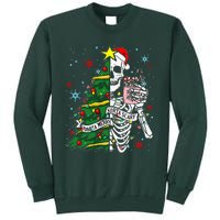 Sorta Merry Sorta Scary Skeleton Xmas Tree Christmas Funny  Sweatshirt