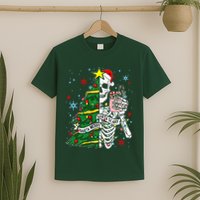 Sorta Merry Sorta Scary Skeleton Xmas Tree Christmas Funny  T-Shirt