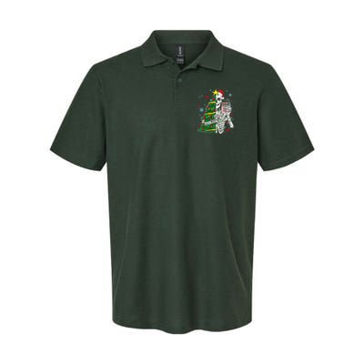 Sorta Merry Sorta Scary Skeleton Xmas Tree Christmas Funny  Polo