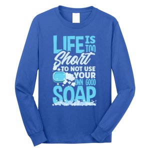 Soap Making Soap Maker Funny Quote Gift Long Sleeve Shirt