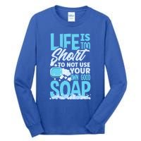 Soap Making Soap Maker Funny Quote Gift Tall Long Sleeve T-Shirt