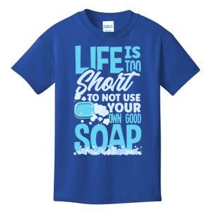 Soap Making Soap Maker Funny Quote Gift Kids T-Shirt