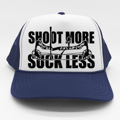 Shoot More Suck Less Funny Hunting Lovers Trucker Hat