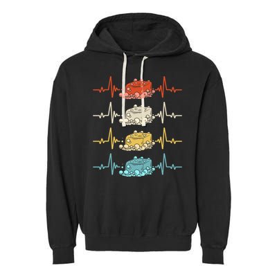 Soap Making Soap Maker Heartbeat Gift Garment-Dyed Fleece Hoodie