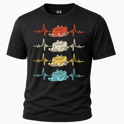 Soap Making Soap Maker Heartbeat Gift Performance Shirt