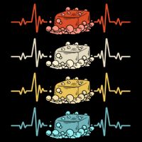 Soap Making Soap Maker Heartbeat Gift Performance Shirt