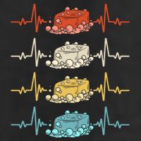 Soap Making Soap Maker Heartbeat Gift Large Microfiber Waffle Golf Towel