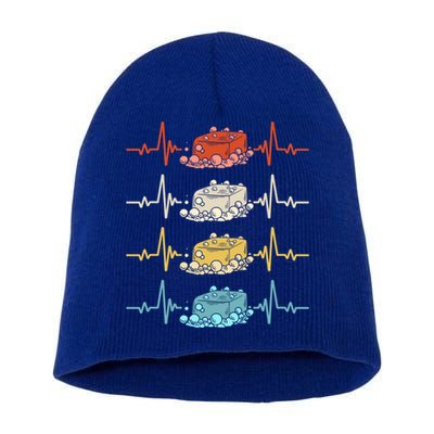 Soap Making Soap Maker Heartbeat Gift Short Acrylic Beanie