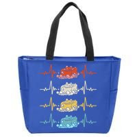 Soap Making Soap Maker Heartbeat Gift Zip Tote Bag