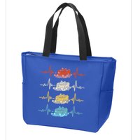 Soap Making Soap Maker Heartbeat Gift Zip Tote Bag