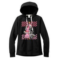 Sorta Merry Sorta Scary Spooky Christmas Goth Skull Xmas Women's Fleece Hoodie