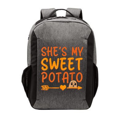 Shes My Sweet Potato I Yam Set Thanksgiving Couples Matching Vector Backpack