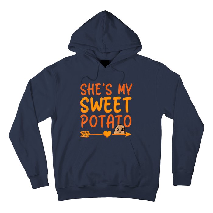 Shes My Sweet Potato I Yam Set Thanksgiving Couples Matching Hoodie