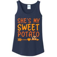 Shes My Sweet Potato I Yam Set Thanksgiving Couples Matching Ladies Essential Tank