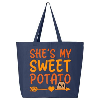 Shes My Sweet Potato I Yam Set Thanksgiving Couples Matching 25L Jumbo Tote