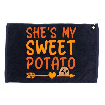 Shes My Sweet Potato I Yam Set Thanksgiving Couples Matching Grommeted Golf Towel