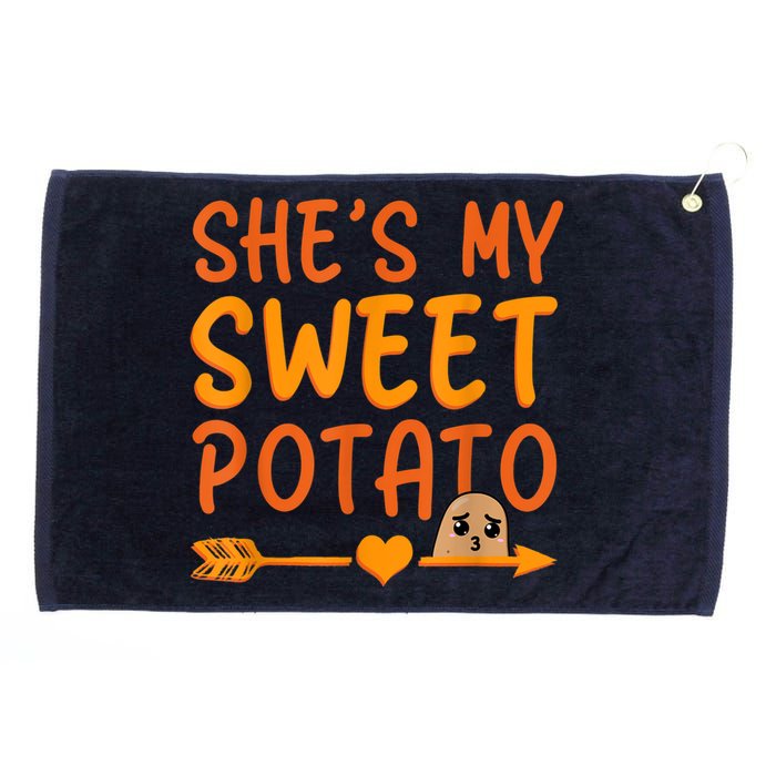 Shes My Sweet Potato I Yam Set Thanksgiving Couples Matching Grommeted Golf Towel