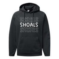 S Muscle Shoals Alabama Bama Southern Tuscumbia Florence Performance Fleece Hoodie