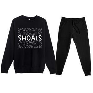 S Muscle Shoals Alabama Bama Southern Tuscumbia Florence Premium Crewneck Sweatsuit Set