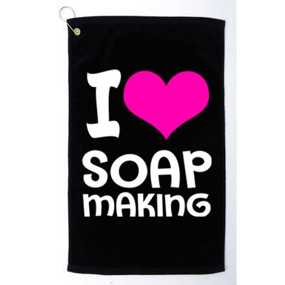 Soap Making Soap Maker I Love Soap Gift Platinum Collection Golf Towel