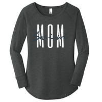 Swim Mom Swim Mama Swim Team Swimmers Mother Women's Perfect Tri Tunic Long Sleeve Shirt