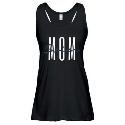 Swim Mom Swim Mama Swim Team Swimmers Mother Ladies Essential Flowy Tank