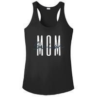 Swim Mom Swim Mama Swim Team Swimmers Mother Ladies PosiCharge Competitor Racerback Tank