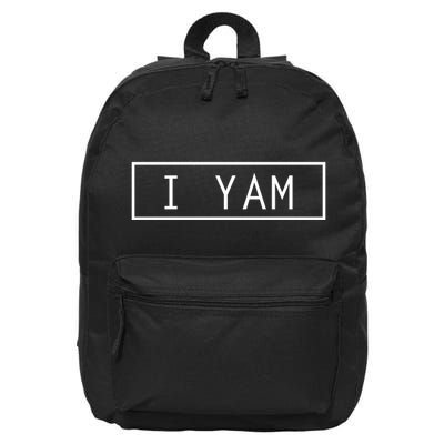SheS My Sweet Potato I Yam Thanksgiving 16 in Basic Backpack