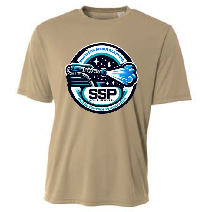 Ssp Mobile Services Dustless Blasting Surface Preparation Cooling Performance Crew T-Shirt