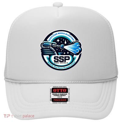 Ssp Mobile Services Dustless Blasting Surface Preparation High Crown Mesh Back Trucker Hat