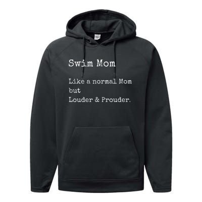 Swim Mom Performance Fleece Hoodie