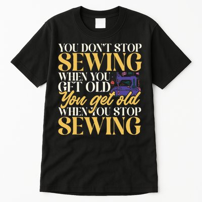 Sewing Machine Seamstress Quilting Sewing Tall T-Shirt