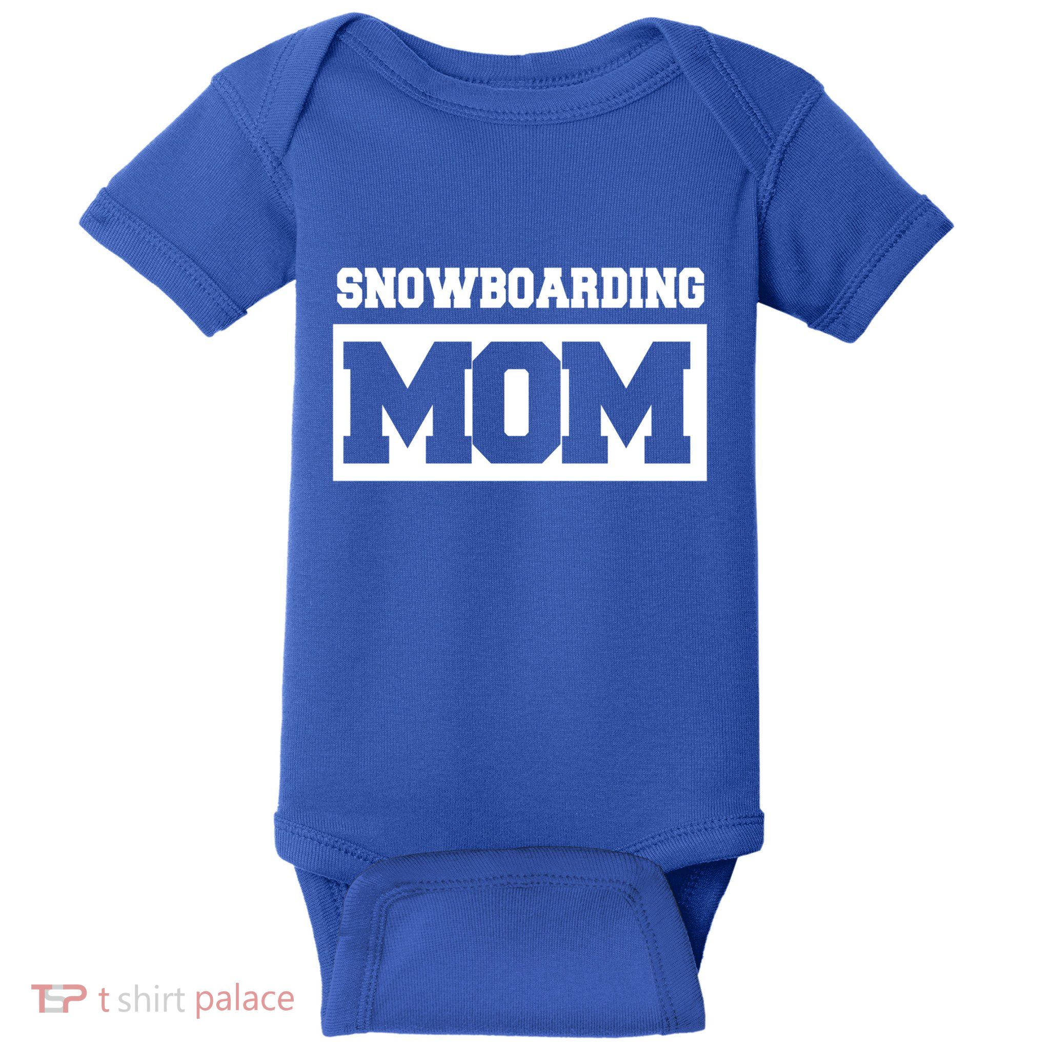 Snowboarding Mom Snowboarding Snowboarder Gift Baby Bodysuit