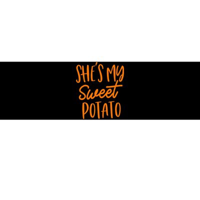 She's My Sweet Potato I Yam Set Couples Thanksgiving Funny Bumper Sticker