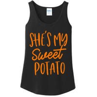 She's My Sweet Potato I Yam Set Couples Thanksgiving Funny Ladies Essential Tank