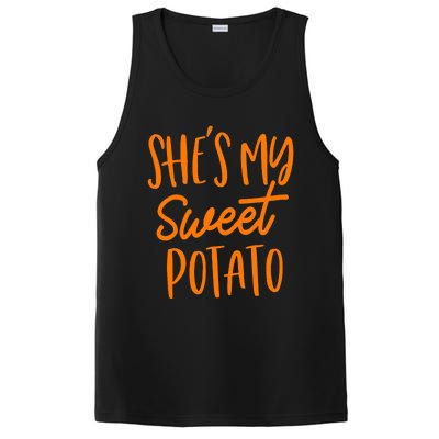 She's My Sweet Potato I Yam Set Couples Thanksgiving Funny PosiCharge Competitor Tank