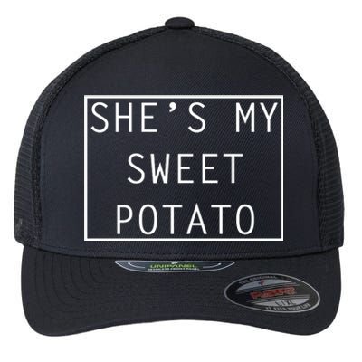 SheS My Sweet Potato I Yam Thanksgiving Graphic Flexfit Unipanel Trucker Cap