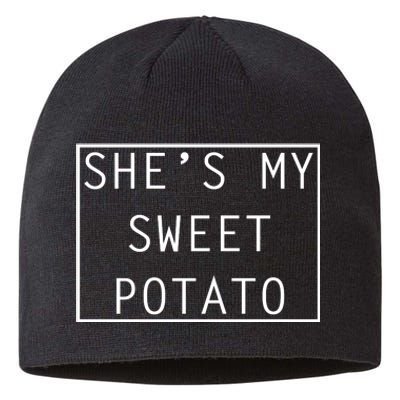 SheS My Sweet Potato I Yam Thanksgiving Graphic Sustainable Beanie