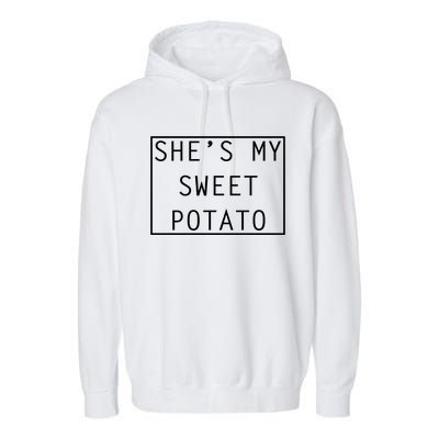 SheS My Sweet Potato I Yam Thanksgiving Graphic Garment-Dyed Fleece Hoodie