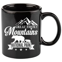 Smoky Mountains 11oz C Handle Ceramic Mug