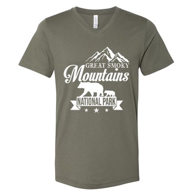 Smoky Mountains V-Neck T-Shirt