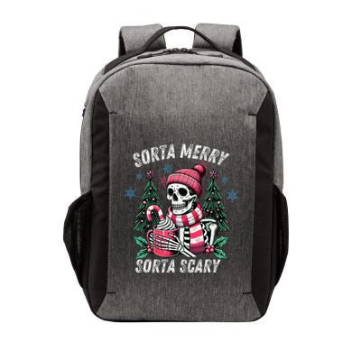 Sorta Merry Sorta Scary Skeleton Xmas Tree Christmas Pajamas Vector Backpack