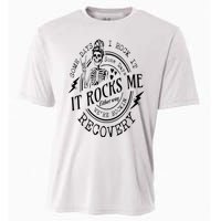 Skull Mom Some Days I Rock It Some Days It Rocks Me Recovery Cooling Performance Crew T-Shirt