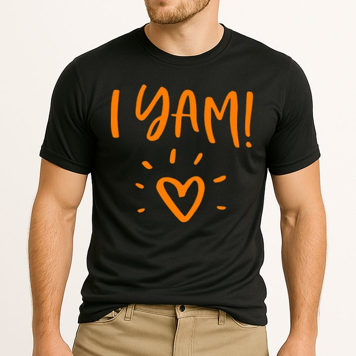 She's My Sweet Potato I Yam Set Couples Thanksgiving Cooling Performance Crew T-Shirt