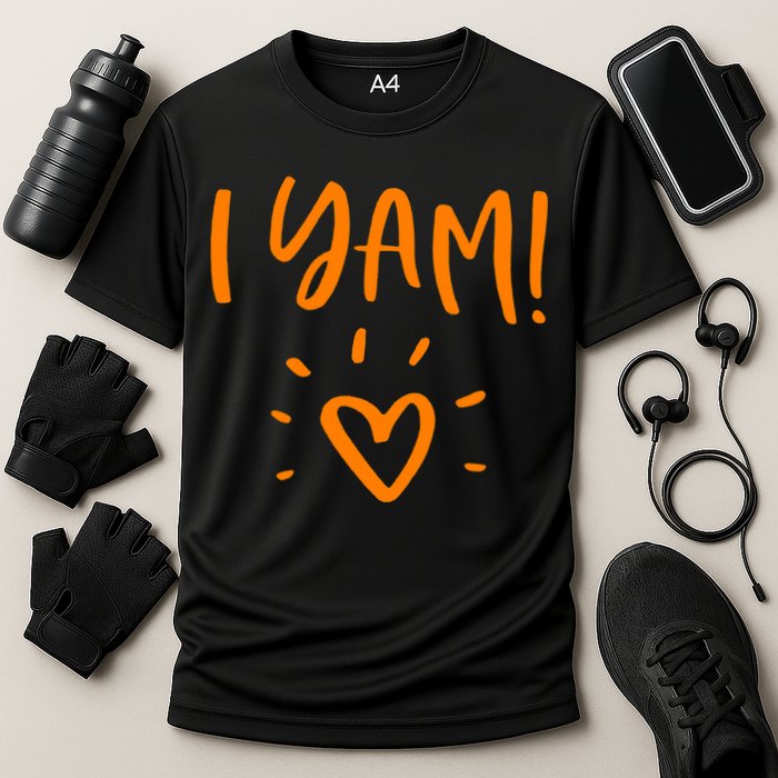 She's My Sweet Potato I Yam Set Couples Thanksgiving Cooling Performance Crew T-Shirt