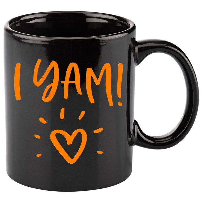 She's My Sweet Potato I Yam Set Couples Thanksgiving 11oz C Handle Ceramic Mug
