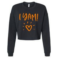 She's My Sweet Potato I Yam Set Couples Thanksgiving Cropped Pullover Crew