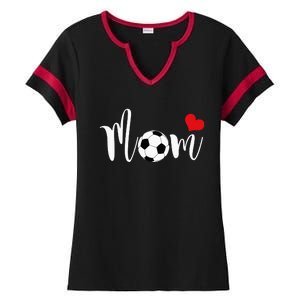 Soccer Mom Shirt for  Love You Mom Ladies Halftime Notch Neck Tee