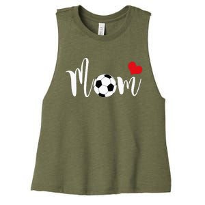 Soccer Mom Shirt for  Love You Mom Women's Racerback Cropped Tank