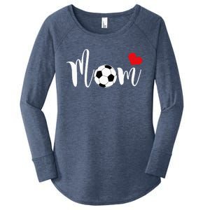 Soccer Mom Shirt for  Love You Mom Women's Perfect Tri Tunic Long Sleeve Shirt